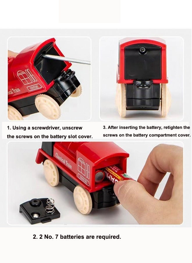 aoduoyaya 110cm electric rail train playset Electric high-speed rail train toys Assemble the rail train set Model train toys Train toys with tracks Birthday present Toys for boys - Image 4